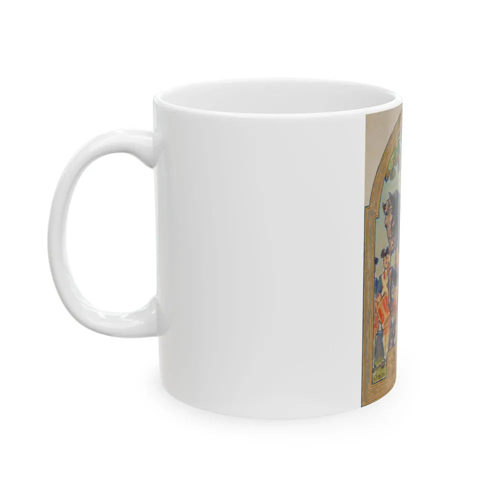 General Washington, magazine cover study - White Coffee Mug-Go Mug Yourself