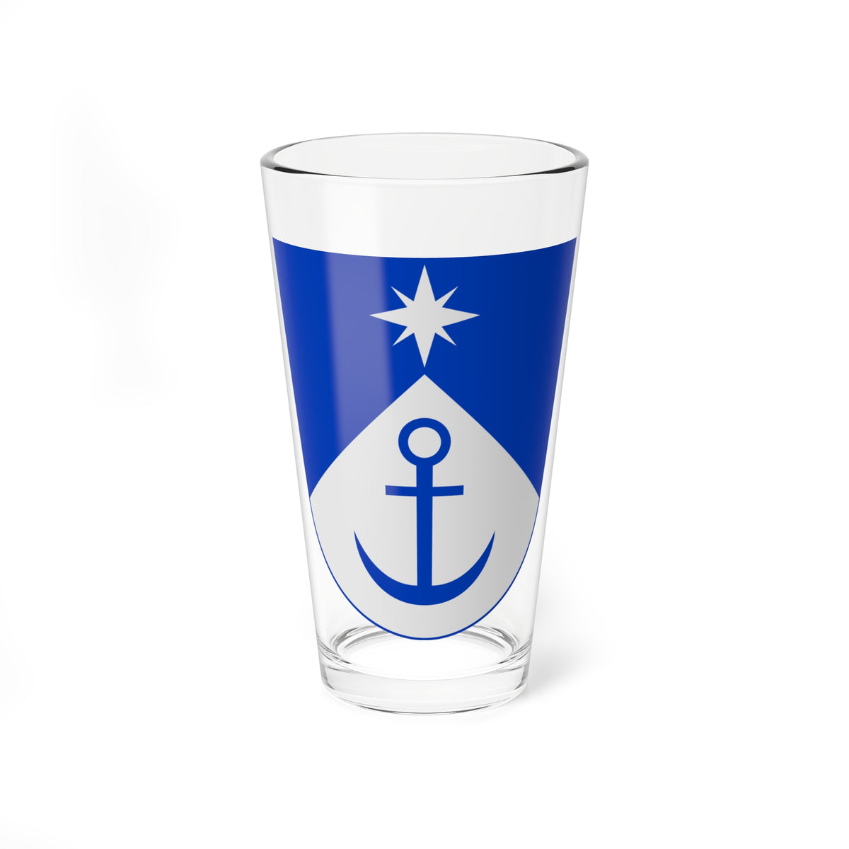 Põhja-Tallinn COA (Estonia) (Coat of Arms) Pint Glass 16oz