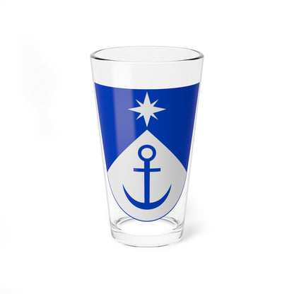 Põhja-Tallinn COA (Estonia) (Coat of Arms) Pint Glass 16oz