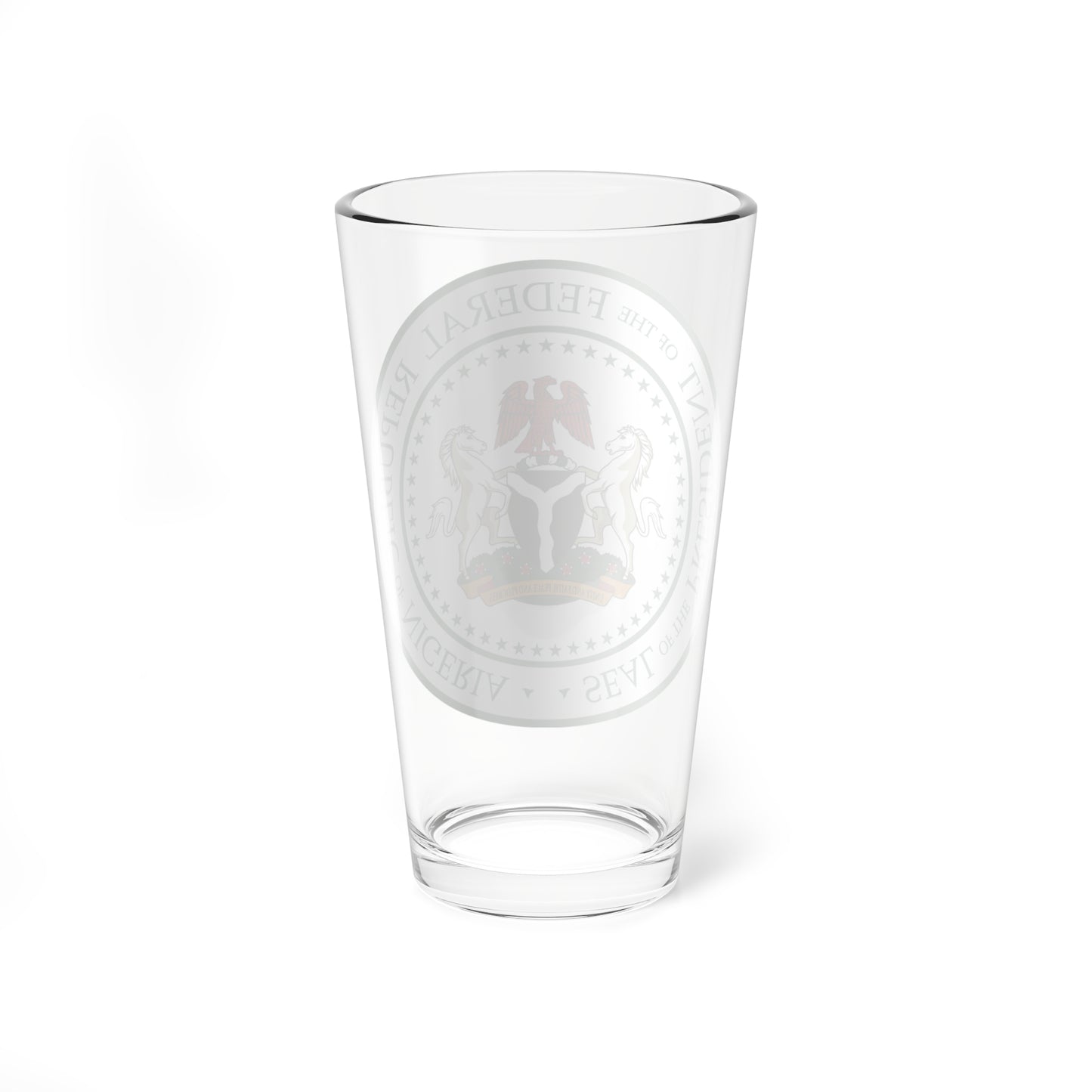 Seal of the President of Nigeria (Niger) (Coat of Arms) Pint Glass 16oz