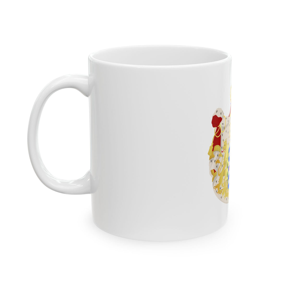 Greater coat of arms of the grand-duchy of Luxembourg - White Coffee Mug