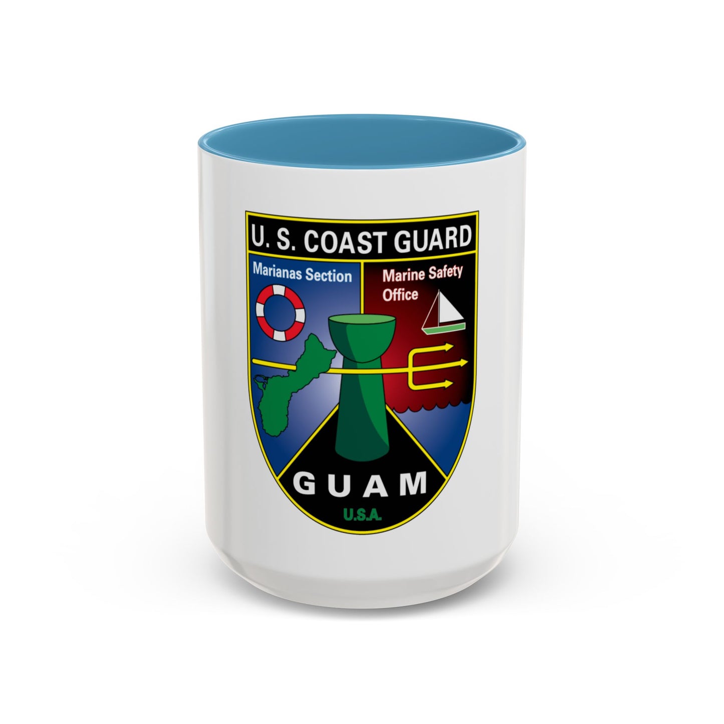 USCG Marianas Sect MSO Guam (U.S. Coast Guard) Accent Coffee Mug