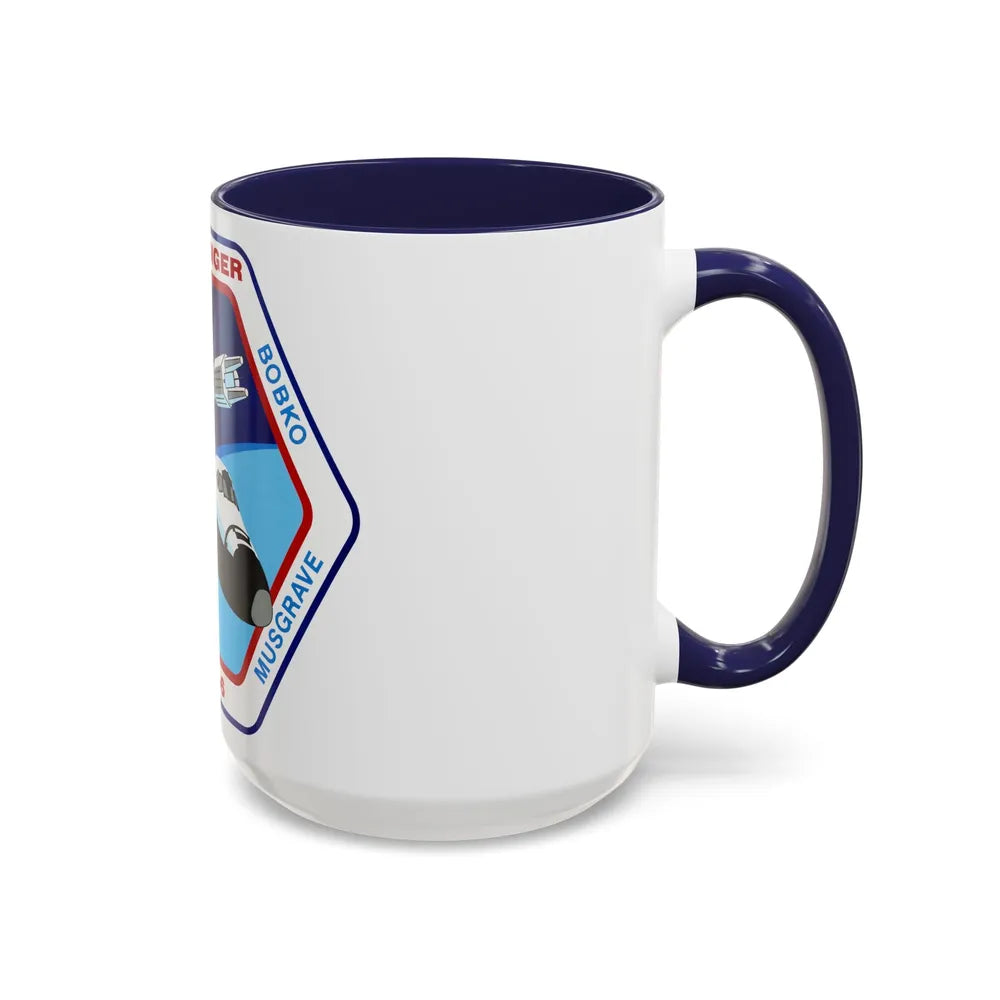 STS 6 (NASA) Accent Coffee Mug-Go Mug Yourself