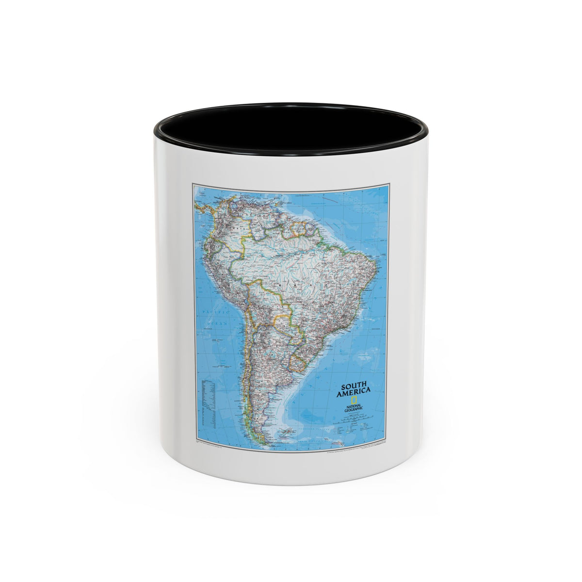 South America (2007) (Map) Accent Coffee Mug