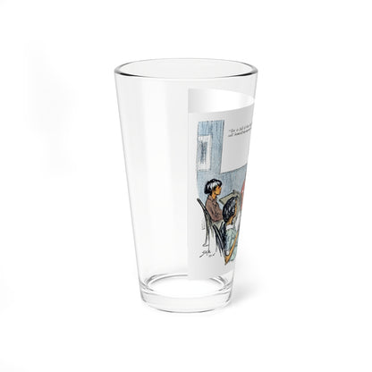 One Uses the Handkerchief (3), Woman's Home Companion, November 1924 (Magazine Illustration) Pint Glass 16oz