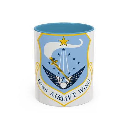 446th Airlift Wing (U.S. Air Force) Accent Coffee Mug