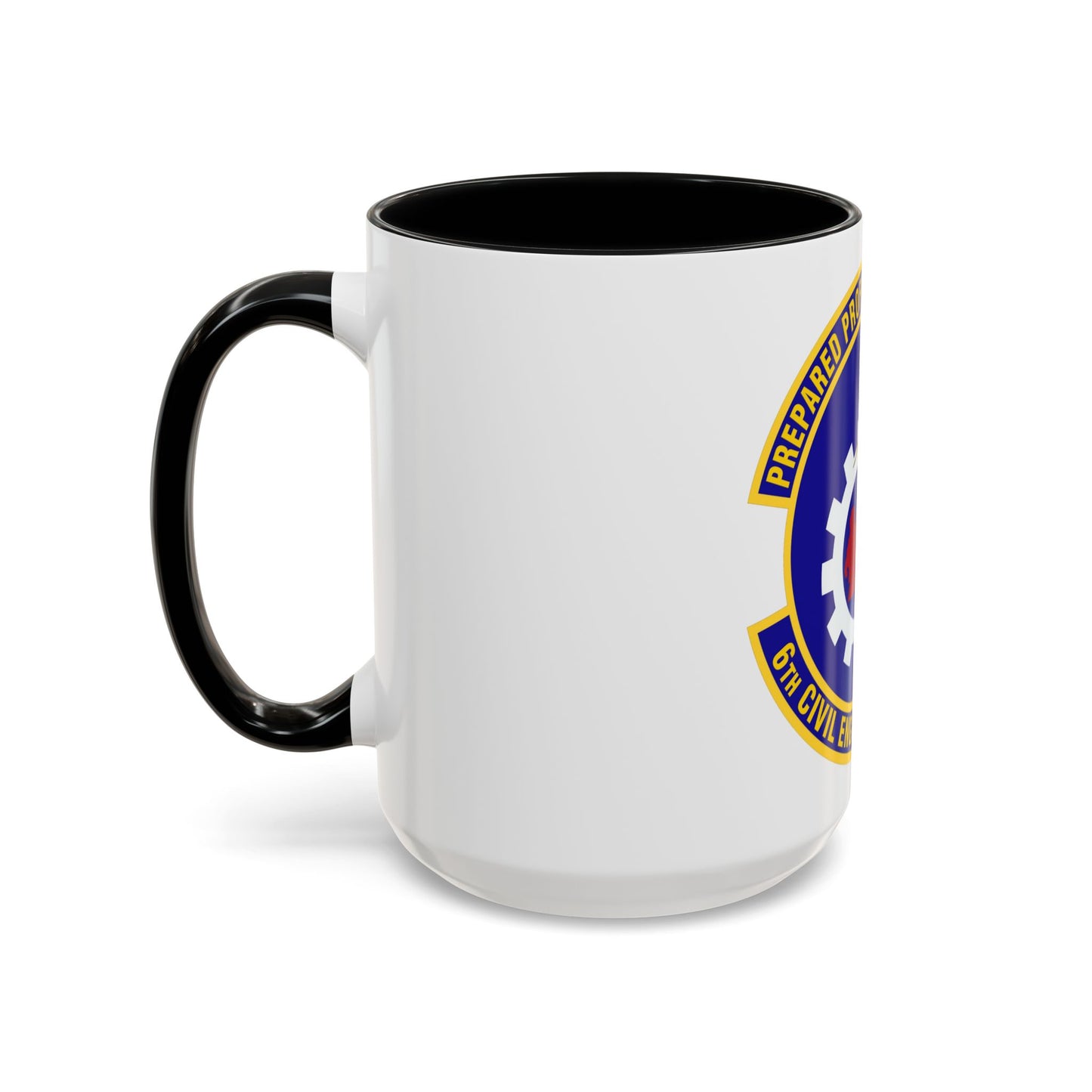 6th Civil Engineer Squadaron (U.S. Air Force) Accent Coffee Mug