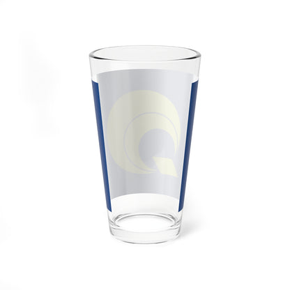 Flag of Aguni Okinawa (Japan) Pint Glass 16oz