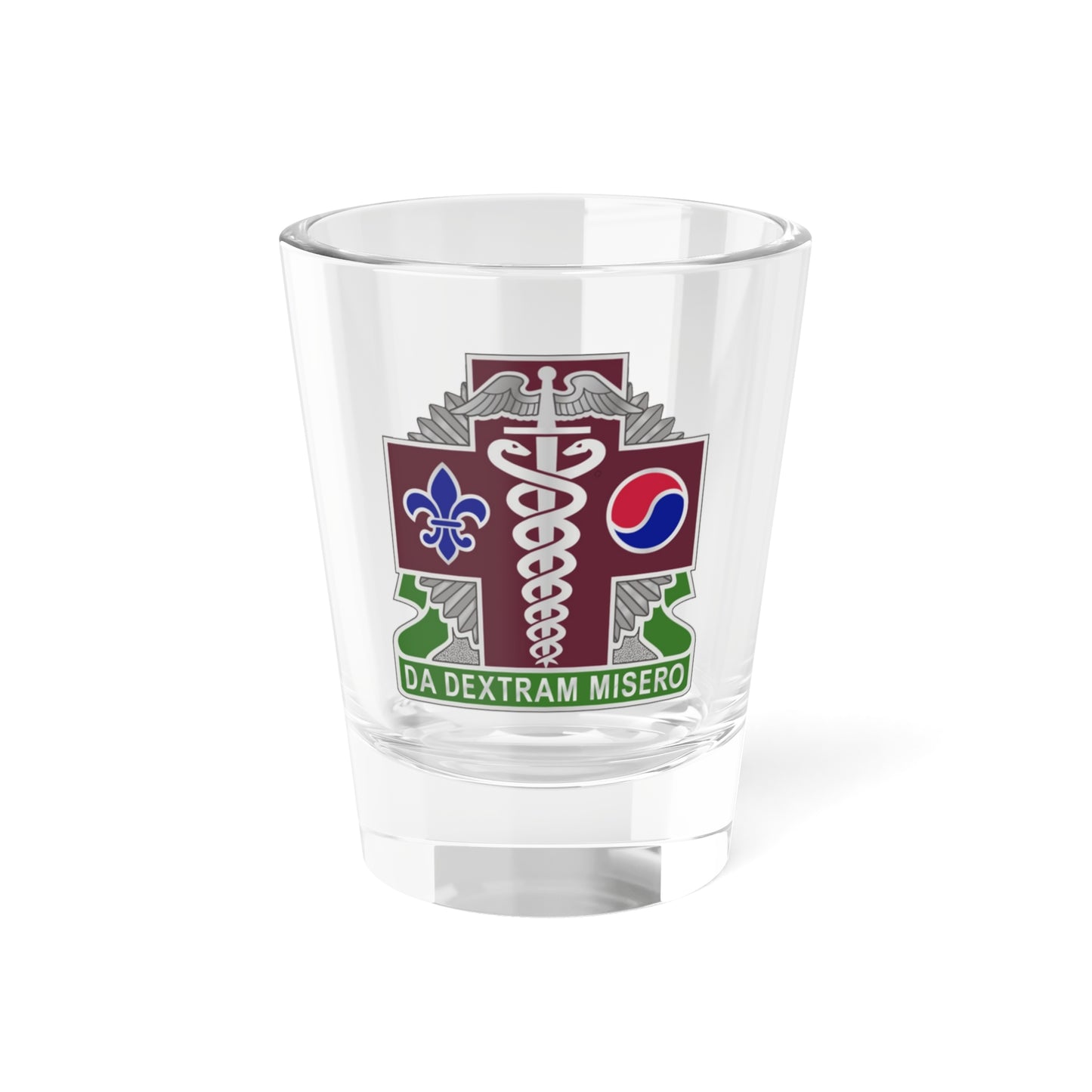 65 Medical Brigade 2 (U.S. Army) Shot Glass 1.5oz