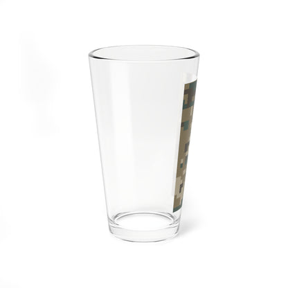 Mongolian Border troops 1LT field (Mongolia) (Military Rank) Pint Glass 16oz