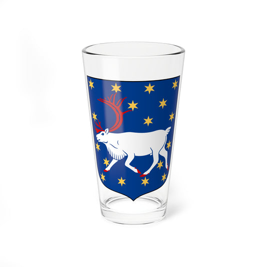 Västerbottens vapen (Sweden) (Coat of Arms) Pint Glass 16oz