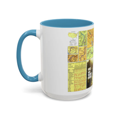 USA - Wild and Scenic Rivers 2 (1977) (Map) Accent Coffee Mug