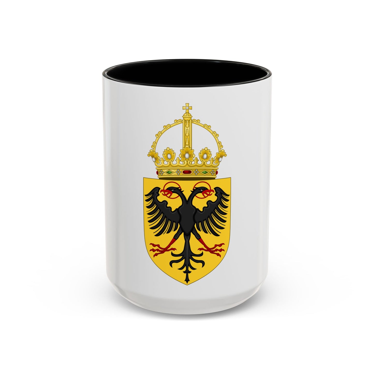 Coat of Arms of the Holy Roman Emperor (1433-1450) - Accent Coffee Mug