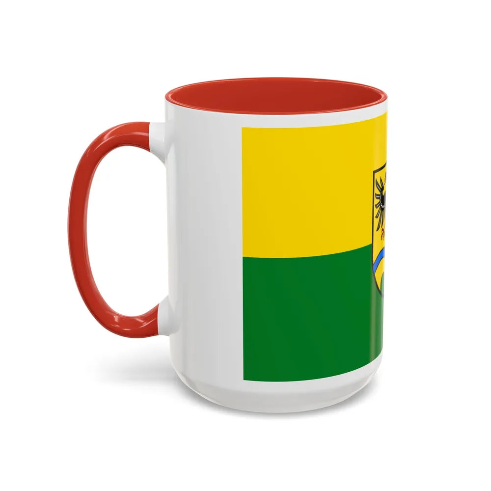 Flag of Deggendorf Germany - Accent Coffee Mug-Go Mug Yourself