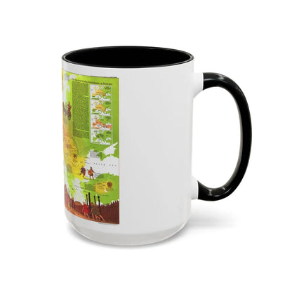 Europe - Celtic (1977) (Map) Accent Coffee Mug-Go Mug Yourself