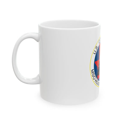 USCG MSO Houston Galveston (U.S. Coast Guard) White Coffee Mug