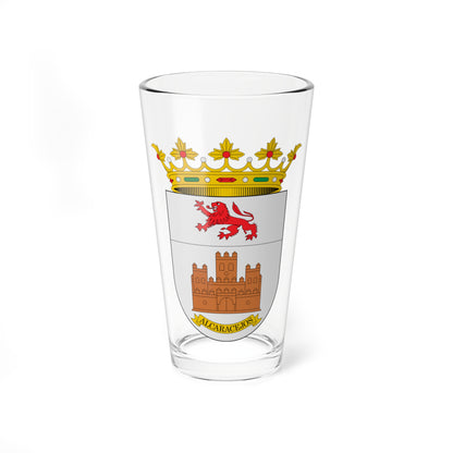 Escudo de Alcaracejos Córdoba (Spain) (Coat of Arms) Pint Glass 16oz