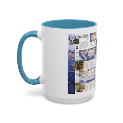 World Map - Exploration (1998) (Map) Accent Coffee Mug