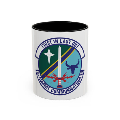 1st Combat Communications Squadron (U.S. Air Force) Accent Coffee Mug