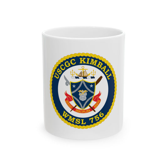 USCGC Kimball WMSL 756 (U.S. Coast Guard) White Coffee Mug