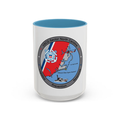USCG Sector North Carolina (U.S. Coast Guard) Accent Coffee Mug
