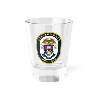 USS Zumwalt DDG 1000 Crest (U.S. Navy) Shot Glass 1.5oz