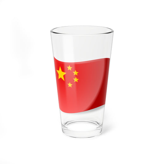 Waving national flag of China with a large yellow star and four smaller yellow stars on a vibrant red field.