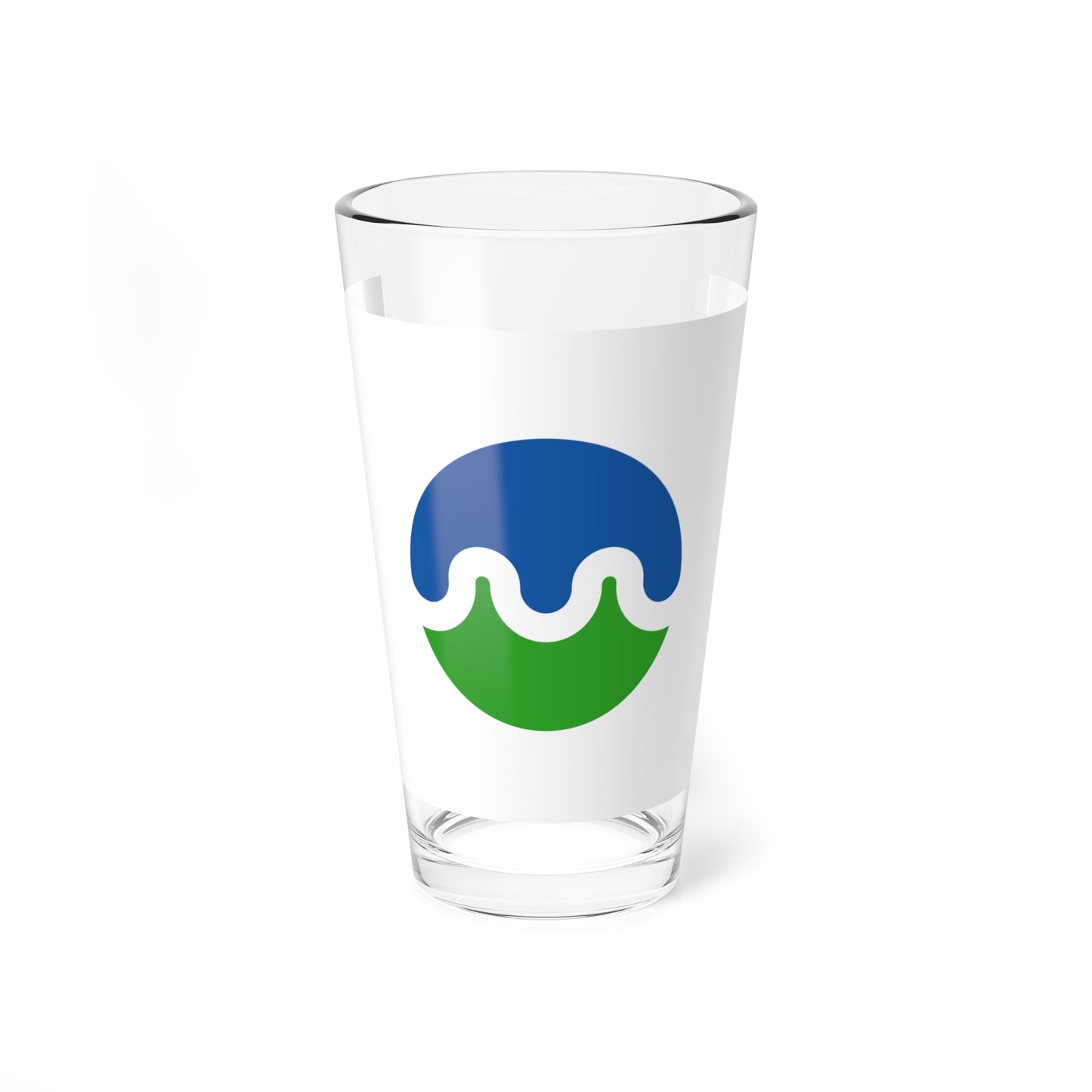 Flag of Towada Aomori (Japan) Pint Glass 16oz