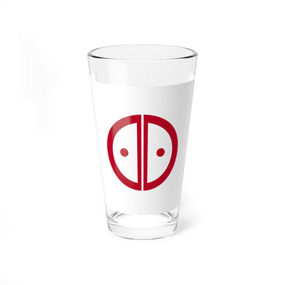 Flag of Akashi Hyogo (Japan) Pint Glass 16oz