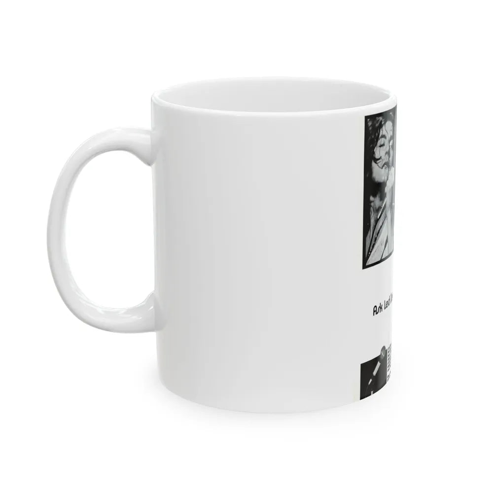 Shure Microphones - Led Zeppelin 1972 (Music Poster) White Coffee Mug-Go Mug Yourself