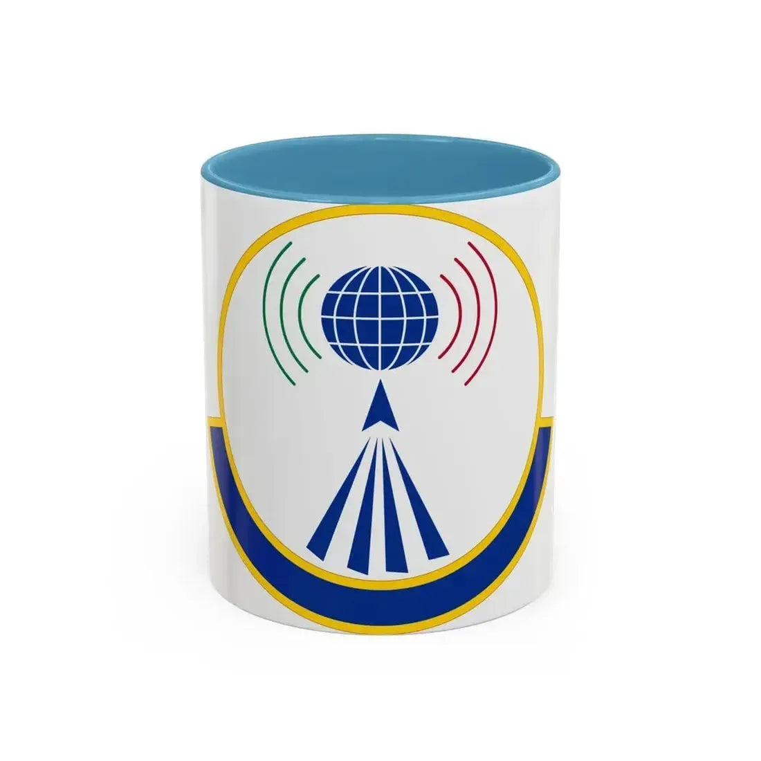 763 Enterprise Sourcing Squadron AFMC (U.S. Air Force) Accent Coffee Mug 11oz Light Blue - Go Mug Yourself