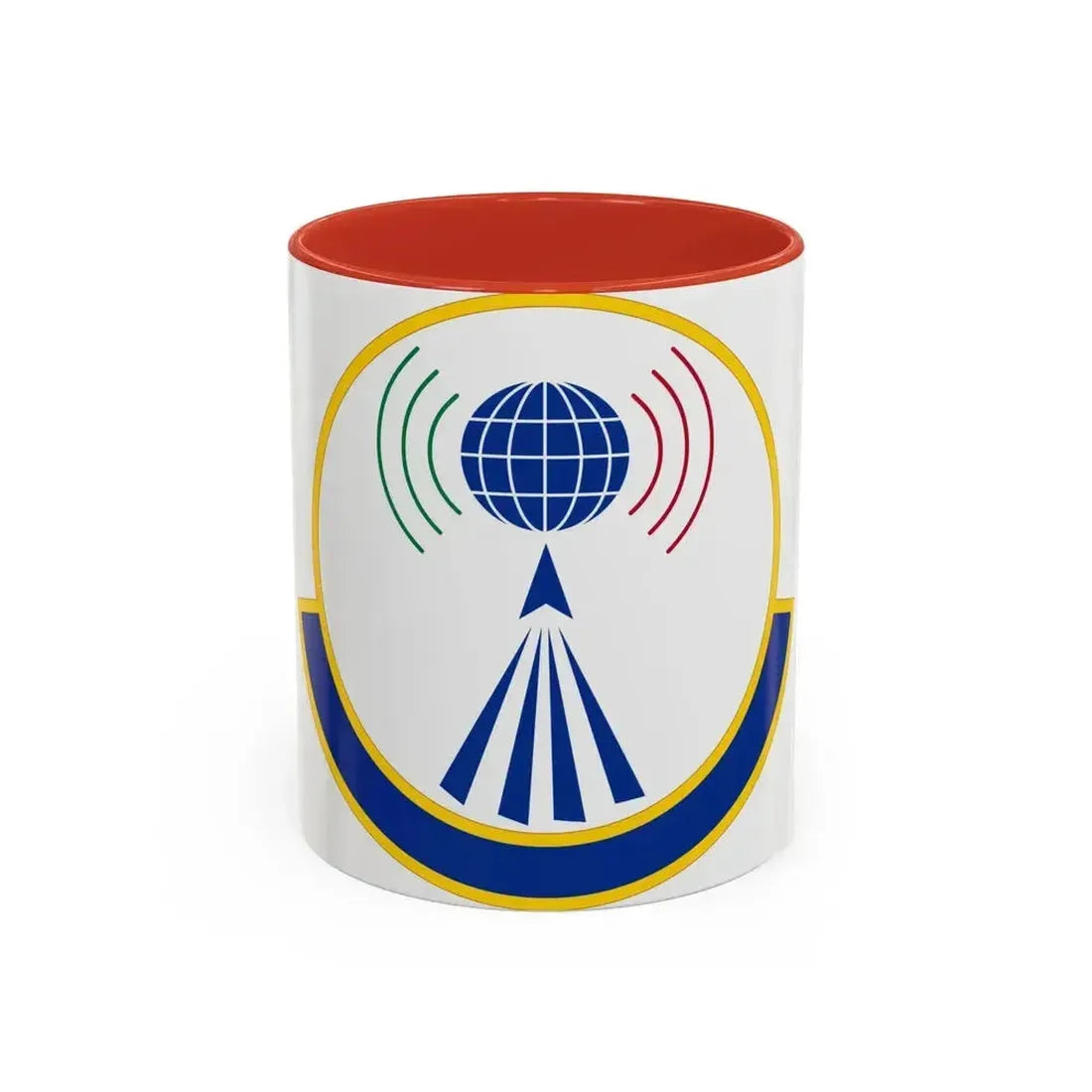 763 Enterprise Sourcing Squadron AFMC (U.S. Air Force) Accent Coffee Mug 11oz Red - Go Mug Yourself