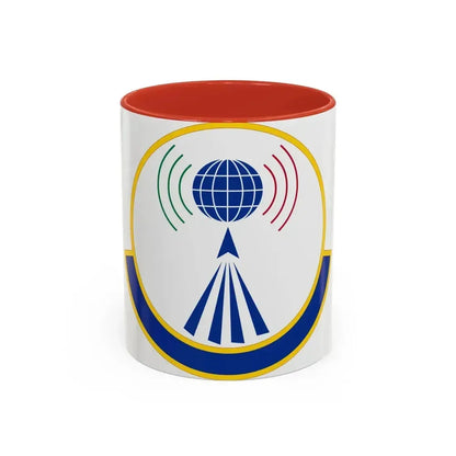 763 Enterprise Sourcing Squadron AFMC (U.S. Air Force) Accent Coffee Mug 11oz Red - Go Mug Yourself