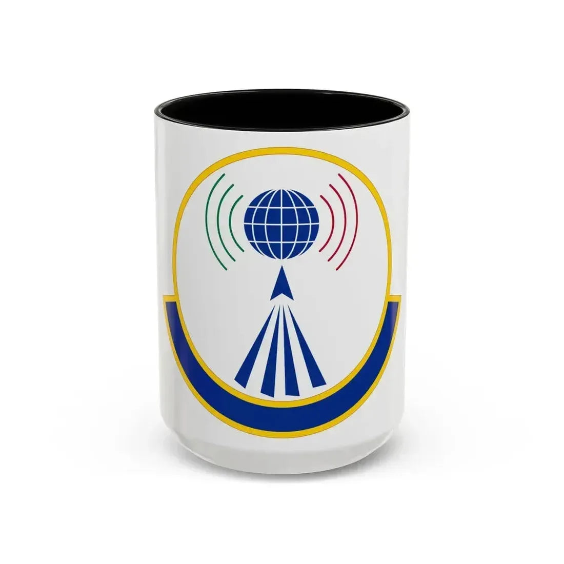 763 Enterprise Sourcing Squadron AFMC (U.S. Air Force) Accent Coffee Mug 15oz Black - Go Mug Yourself