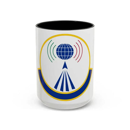 763 Enterprise Sourcing Squadron AFMC (U.S. Air Force) Accent Coffee Mug 15oz Black - Go Mug Yourself