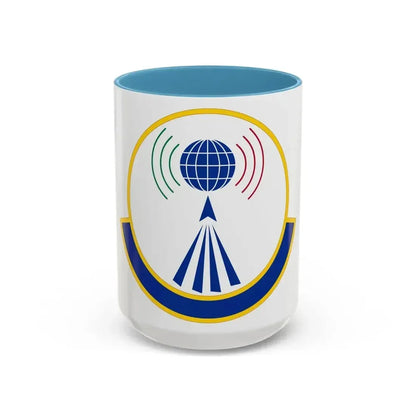 763 Enterprise Sourcing Squadron AFMC (U.S. Air Force) Accent Coffee Mug 15oz Light Blue - Go Mug Yourself