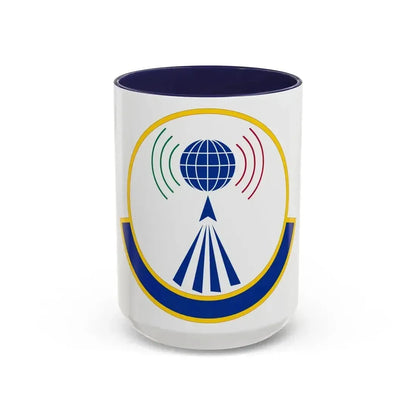 763 Enterprise Sourcing Squadron AFMC (U.S. Air Force) Accent Coffee Mug 15oz Navy - Go Mug Yourself