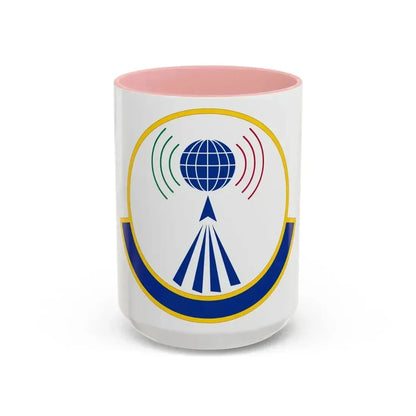 763 Enterprise Sourcing Squadron AFMC (U.S. Air Force) Accent Coffee Mug 15oz Pink - Go Mug Yourself