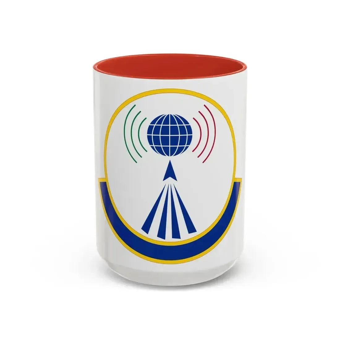 763 Enterprise Sourcing Squadron AFMC (U.S. Air Force) Accent Coffee Mug 15oz Red - Go Mug Yourself
