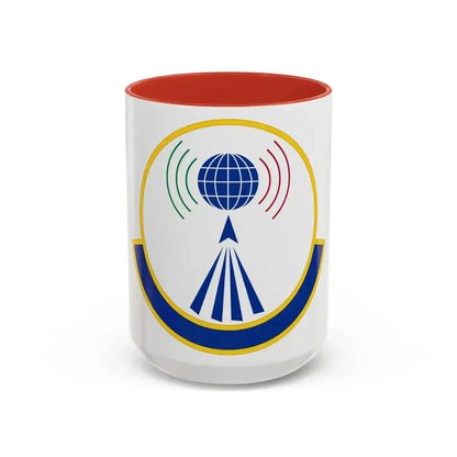 763 Enterprise Sourcing Squadron AFMC (U.S. Air Force) Accent Coffee Mug 15oz Red - Go Mug Yourself