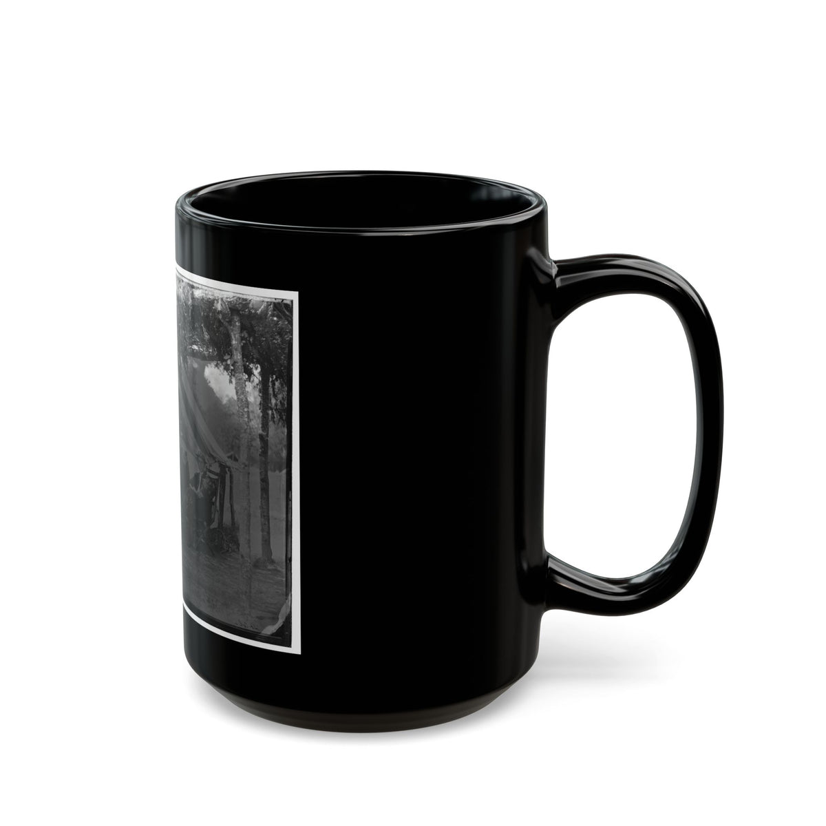 Washington, District Of Columbia. Two Officers Of Gen. Andrew A. Humpreys' Staff (U.S. Civil War) Black Coffee Mug