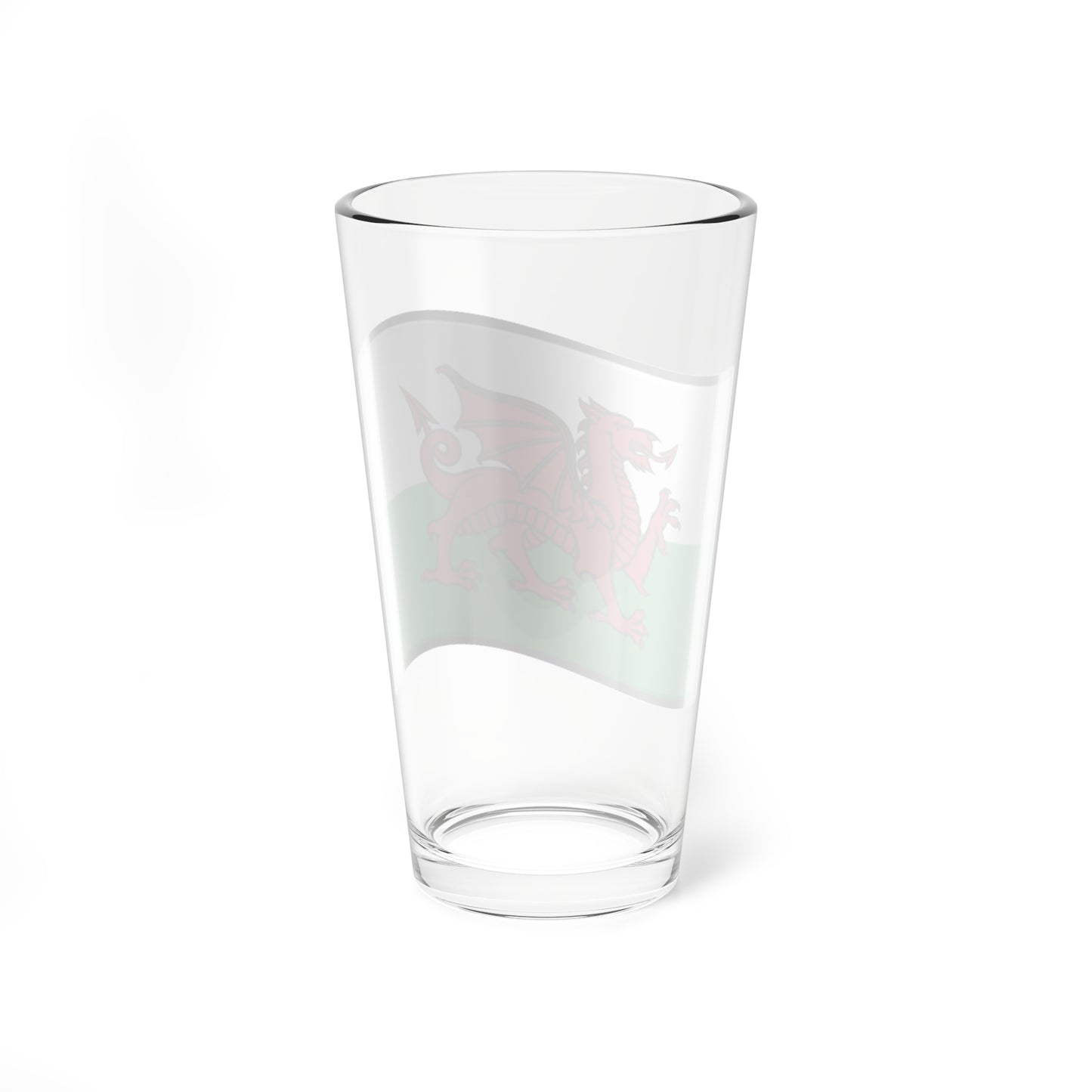 Nuvola Welsh flag (United Kingdom) Pint Glass 16oz