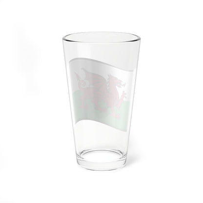 Nuvola Welsh flag (United Kingdom) Pint Glass 16oz