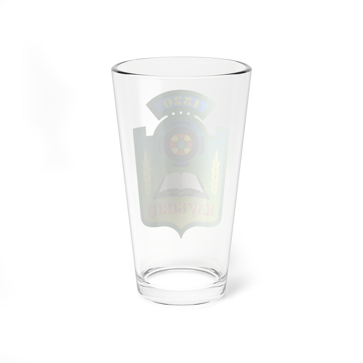 Герб Клубівці (Ukraine) (Coat of Arms) Pint Glass 16oz