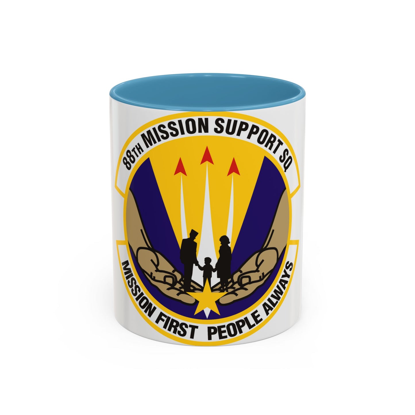 88th Mission Support Squadron (U.S. Air Force) Accent Coffee Mug