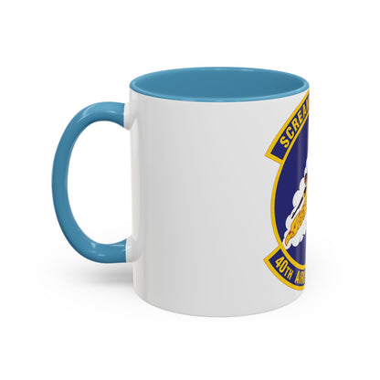 40th Airlift Squadron (U.S. Air Force) Accent Coffee Mug