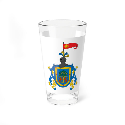 Flag of Jalisco heraldry (Mexico) Pint Glass 16oz