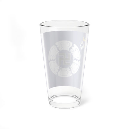 Karjalan Lennoston lippu (Finland) Pint Glass 16oz