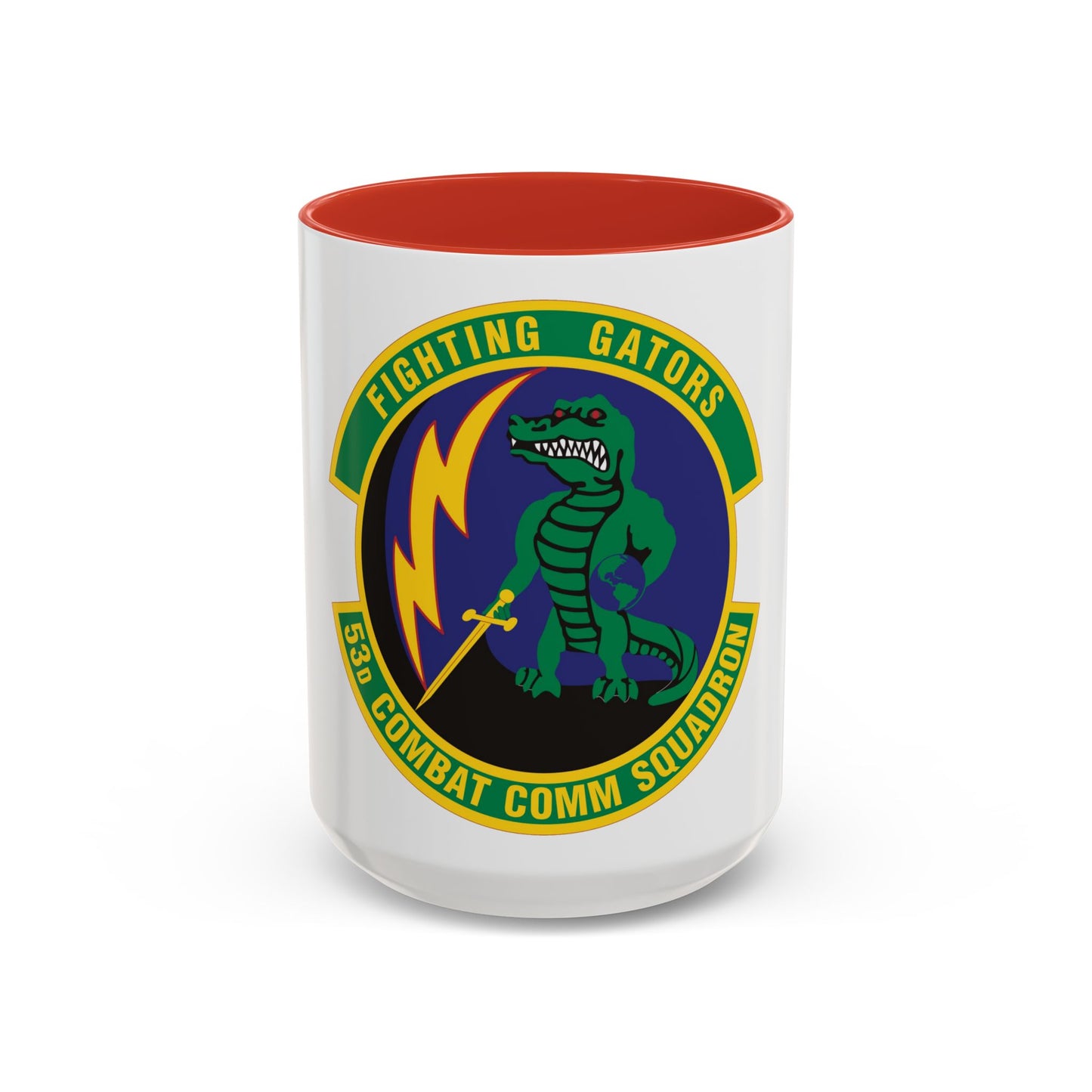 53d Combat Communications Squadron (U.S. Air Force) Accent Coffee Mug