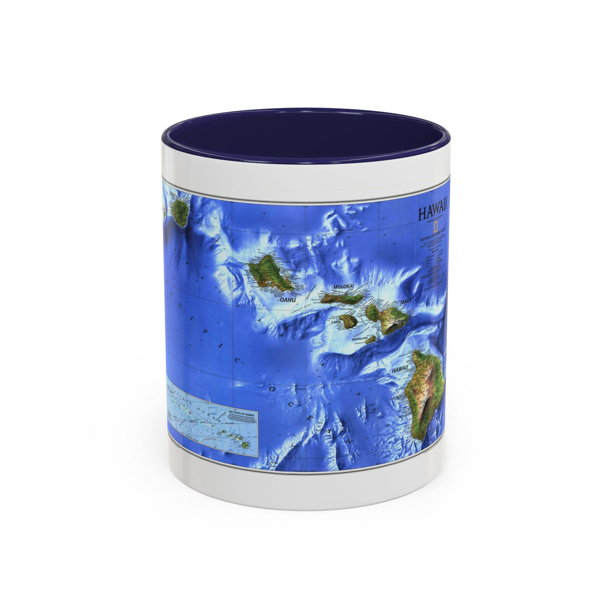 USA - Hawaii (1995) (Map) Accent Coffee Mug